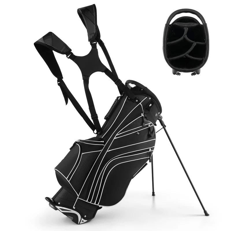 Goplus Golf Stand Bag - Lightweight and Versatile Golf Bag for On-the-Go Parents